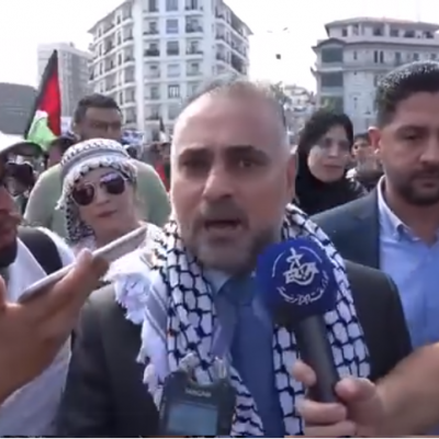 الموقف المشرف لرئيس الجمهورية الداعم للقضية  الفلسطينية 