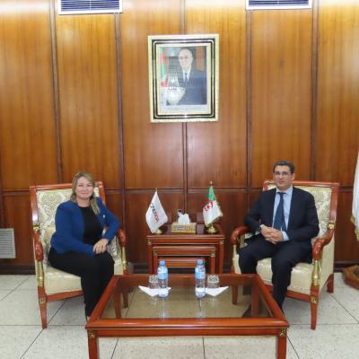 مسعودان يستقبل ممثلة برنامج الأمم المتحدة المشترك لمكافحة فيروس "الإيدز"  