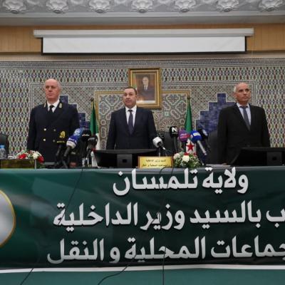 سعيود يشرف على تنصيب الوالي المنتدب للمقاطعة الإدارية للعريشة بولاية  تلمسان