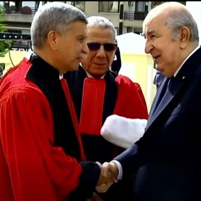 رئيس الجمهورية يصل الى المحكمة العليا للإشراف على افتتاح السنة القضائية 