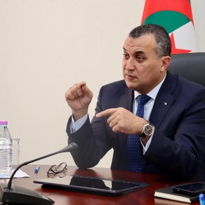 وزير البريد والمواصلات السلكية واللاسلكية سيد علي زروقي