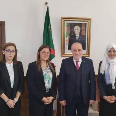 بلمهدي يستقبل رئيسة مكتب صندوق الأمم المتحدة للسكان بالجزائر 