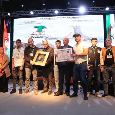 تيارت فرقة "الحبايب " تفتك جائزة "لجدار الكبرى " للمهرجان الثقافي الوطني  للأغنية الملتزمة