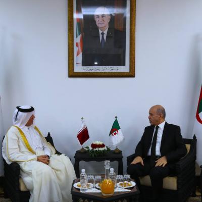 سايحي يستقبل سفير دولة قطر