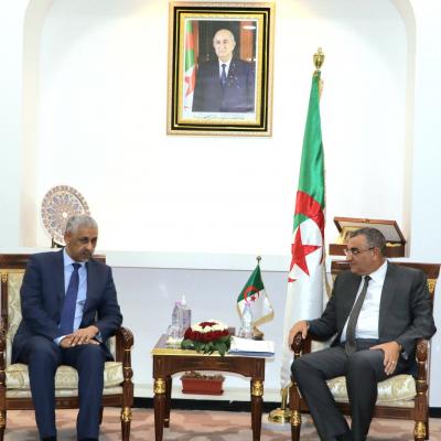 أشغال عمومية : السيد جلاوي يستقبل رئيس مجموعة البنك الإفريقي للتنمية