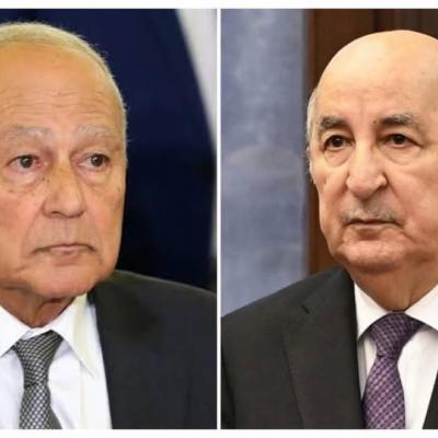 رئيس الجمهورية يتلقى تهاني الأمين العام لجامعة الدول العربية