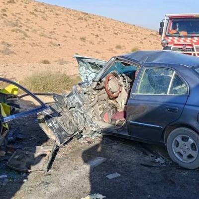 حوادث الطرقات: وفاة 10 أشخاص وإصابة 231 آخرين خلال ال24 ساعة الأخيرة