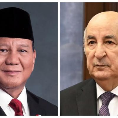 رئيس الجمهورية يتلقى تهاني نظيره الإندونيسي