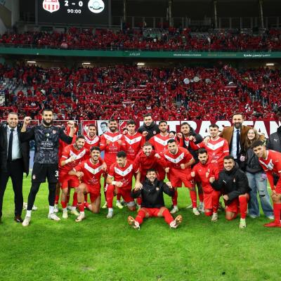 Joie des joueurs du CRB