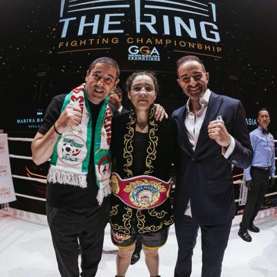 Chaib avec sa belle ceinture 