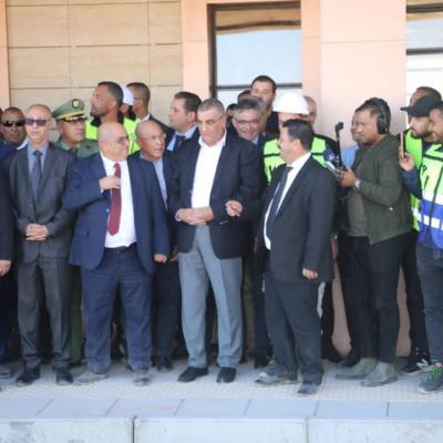 جلاوي يطلع على تقدم  الأشغال ببشار