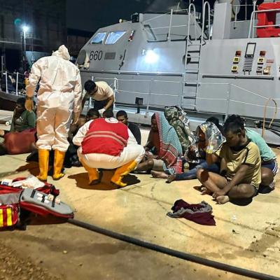 وفاة 4 مهاجرين غرقا بليبيا