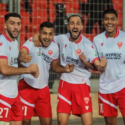 Joie des joueurs du MCO