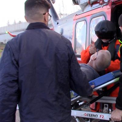 Evacuation sanitaire en urgence d’un marin de nationalité française au nord d'Ain Benian
