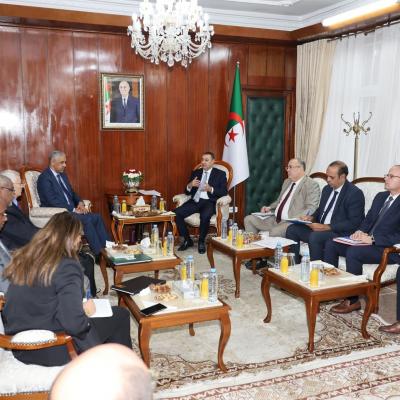 سعيود يستقبل رئيس مجموعة البنك الإفريقي