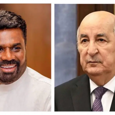 رئيس الجمهورية يتلقى تهاني  نظيره السريلانكي  