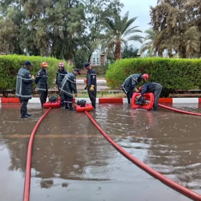إيليزي: تدخلات مكثفة للحماية المدنية إثر التقلبات الجوية دون تسجيل خسائر