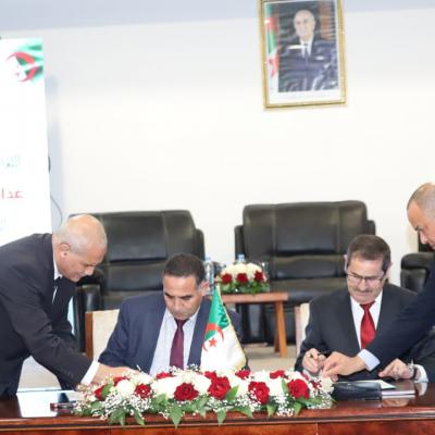 التوقيع على اتفاقية إطار بين وزارتي العدل والمالية للتعاون وتبادل المعلومات  في المجال الجمركي