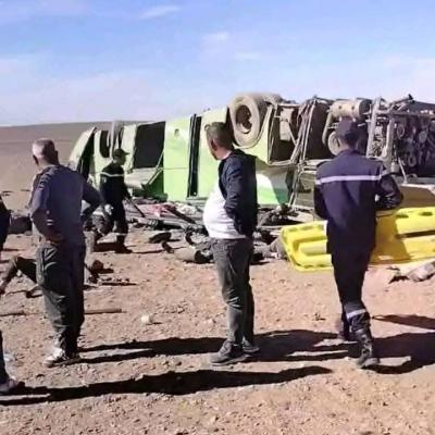 انقلاب حافلة ببني عباس