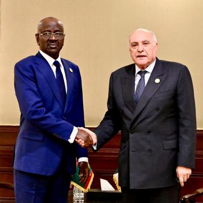 Attaf s'entretient au Caire avec son homologue mauritanien