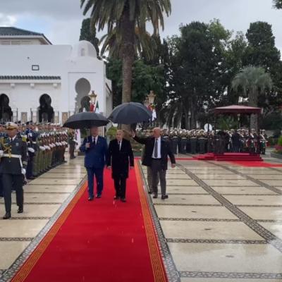 رئيس الجمهورية يستقبل نظيره البيلاروسي