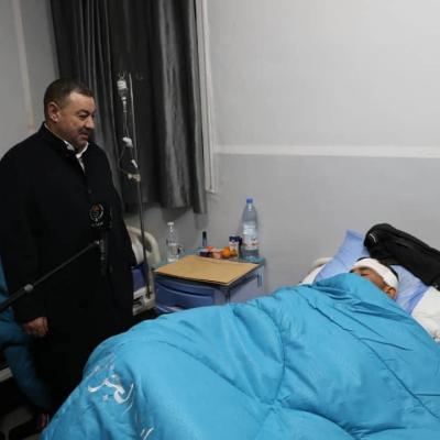 Sayoud et Aït Messaoudene s’enquièrent de l’état des blessés de l'accident d’un bus à Beni Abbes