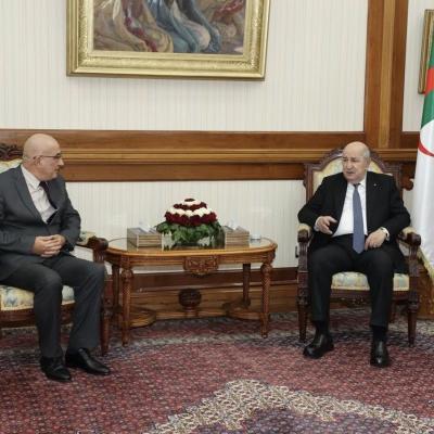 رئيس الجمهورية يستقبل الأمين العام للمحافظة السامية للأمازيغية