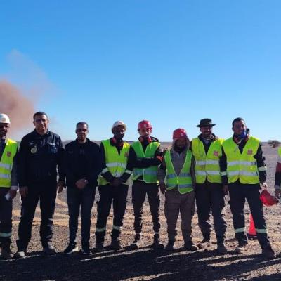 غارا جبيلات: تنفيذ عملية رمي بالمتفجرات لاستخراج خام الحديد 