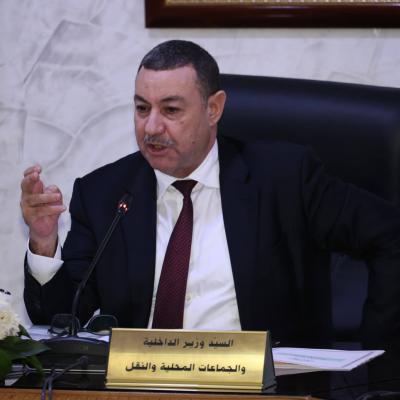 Saïd Sayoud, ministre de l'Intérieur, des Collectivités locales et des Transports