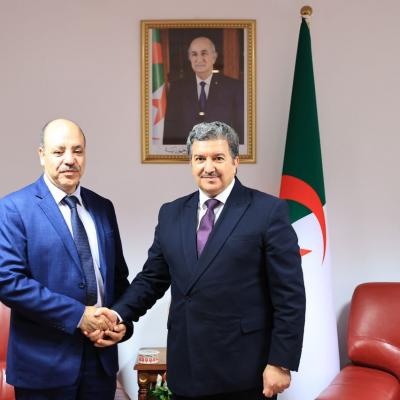 وزير الاتصال يستقبل عددا من مديري المدارس الوطنية والكليات ذات الصلة بمجال  الإعلام والاتصال