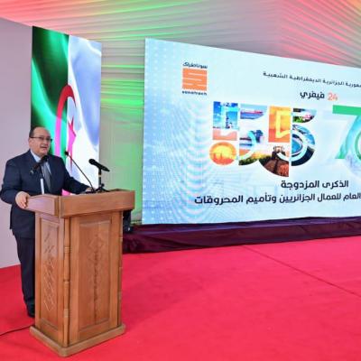 بتكليف من رئيس الجمهورية، الوزير الأول يشرف بوهران على مراسم إحياء الذكرى  المزدوجة لـ24 فبراير 