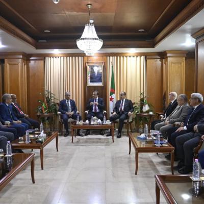عرقاب وعجال يستقبلان وزير الطاقة والنفط الموريتاني