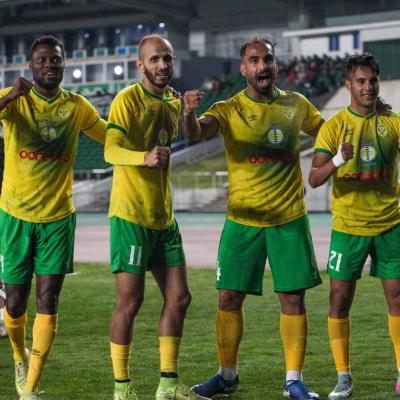 Joie des joueurs de la JSS