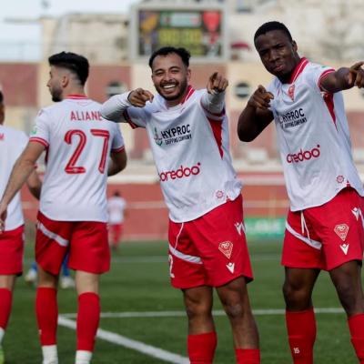 Joie des joueurs du MCO