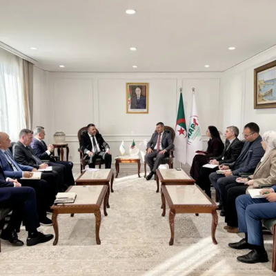 ركاش يناقش مشاريع صناعية وطاقوية مع وفد من البوسنة والهرسك