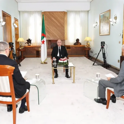 رئيس الجمهورية اللقاء الدوري مع ممثلي وسائل الإعلام