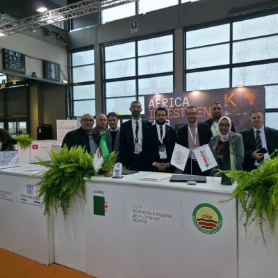 الجزائر تشارك في المعرض الدولي للإنتقال الطاقوي بريميني  الايطالية