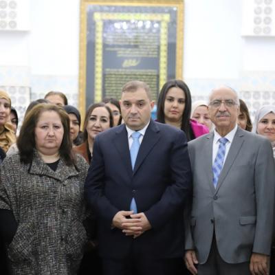 وزير العدل يشرف على حفل تكريمي على شرف النساء القاضيات والموظفات بالقطاع