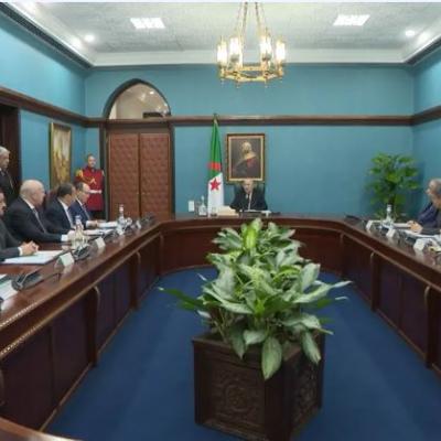 رئيس الجمهورية يترأس اجتماع عمل حول قطاع المناجم والحديد