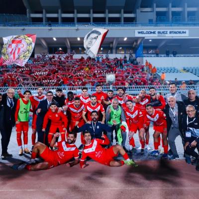 Joie des joueurs du CRB