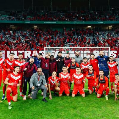 Joie des joueurs du CRB