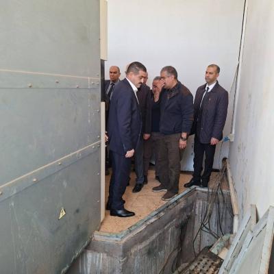  دربال يقف بتلمسان عند أشغال إصلاح عطب تقني بمحطة لضخ المياه 