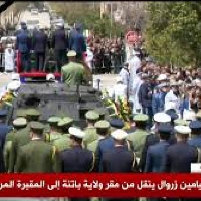باتنة: جثمان رئيس الجمهورية الأسبق اليامين زروال يوارى الثرى بالمقبرة  المركزية بحي بوزوران