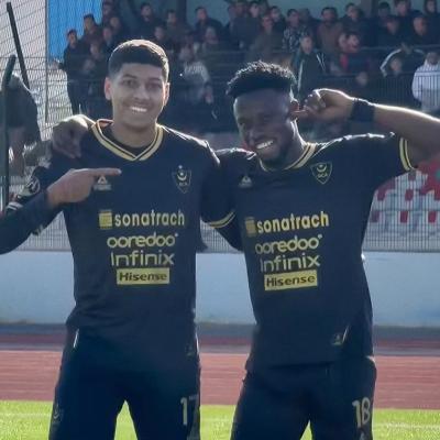 Joie des joueurs du MCA