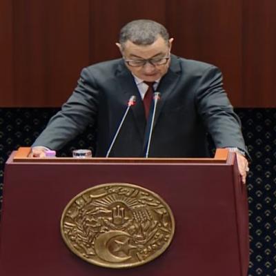 سعيود يعرض مشروع القانون المتعلق بنظام  الانتخابات