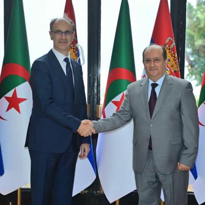 السيد غريب يستقبل رئيس وزراء جمهورية صربيا