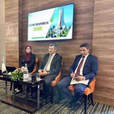 مشاركة في مؤتمر دولي للاستثمار.