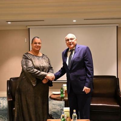 عطاف يجري بأنطاليا محادثات مع رئيسة بعثة الأمم المتحدة للدعم في ليبيا