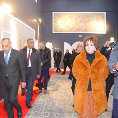  السيدة بن دودة تشرف على إعادة فتح متحف الموقع الأثري هيبون وتزور كنيسة  القديس أوغسطين بعنابة
