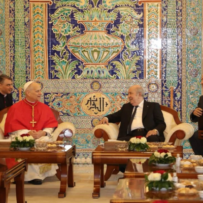 رئيس الجمهورية يجري محادثات مع البابا ليون 